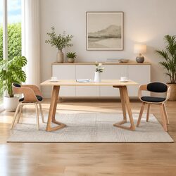 Specifications for Dining Chairs Set of 2 - Bent Wood Frame