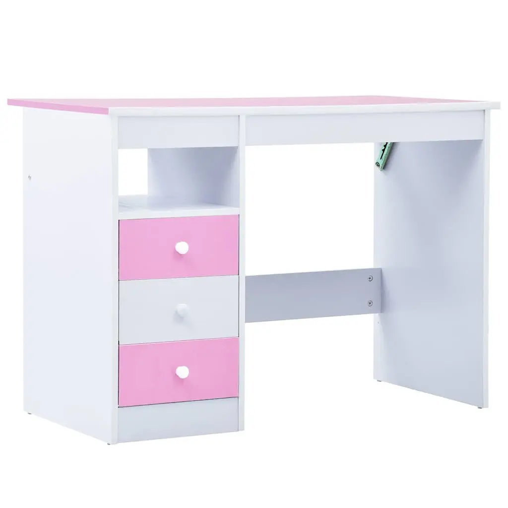Children's Ergonomic Study Desk with Pull-Out Drawers