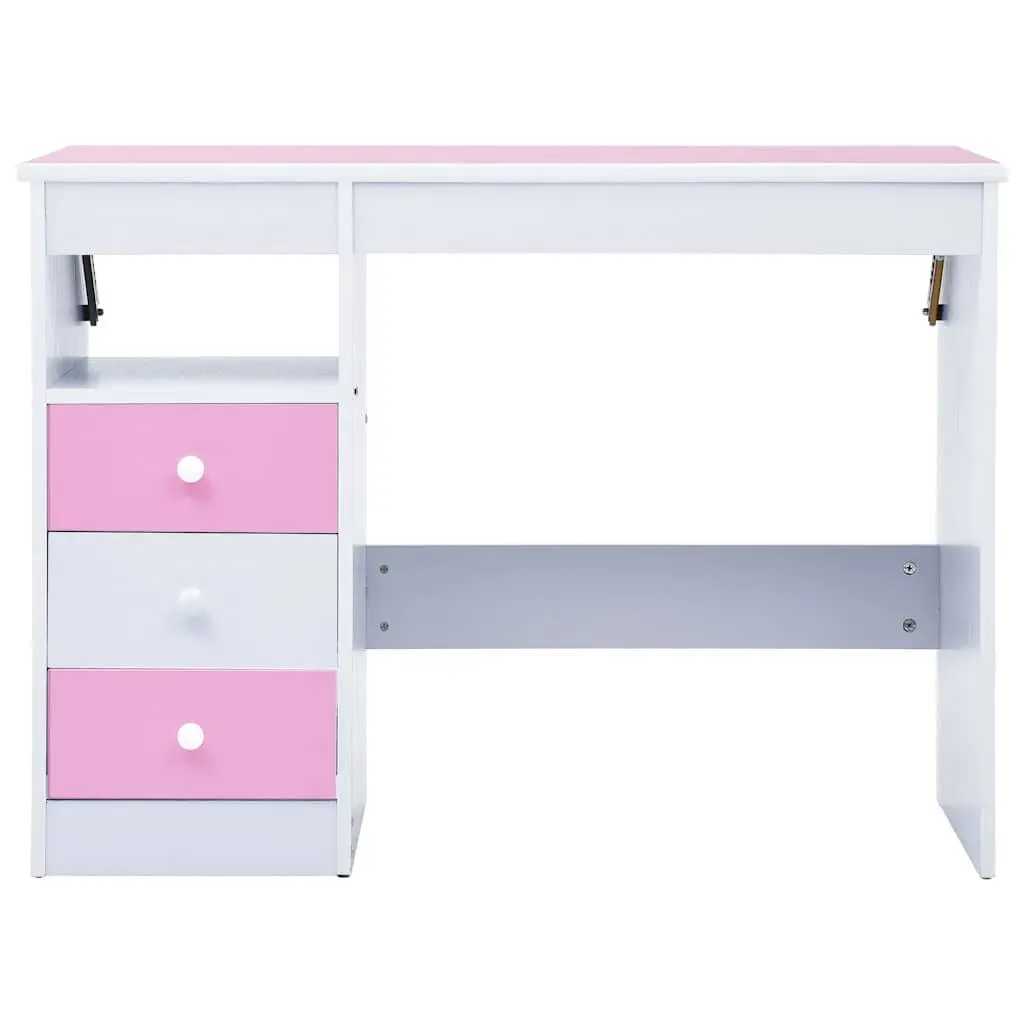 Children's Ergonomic Study Desk with Pull-Out Drawers