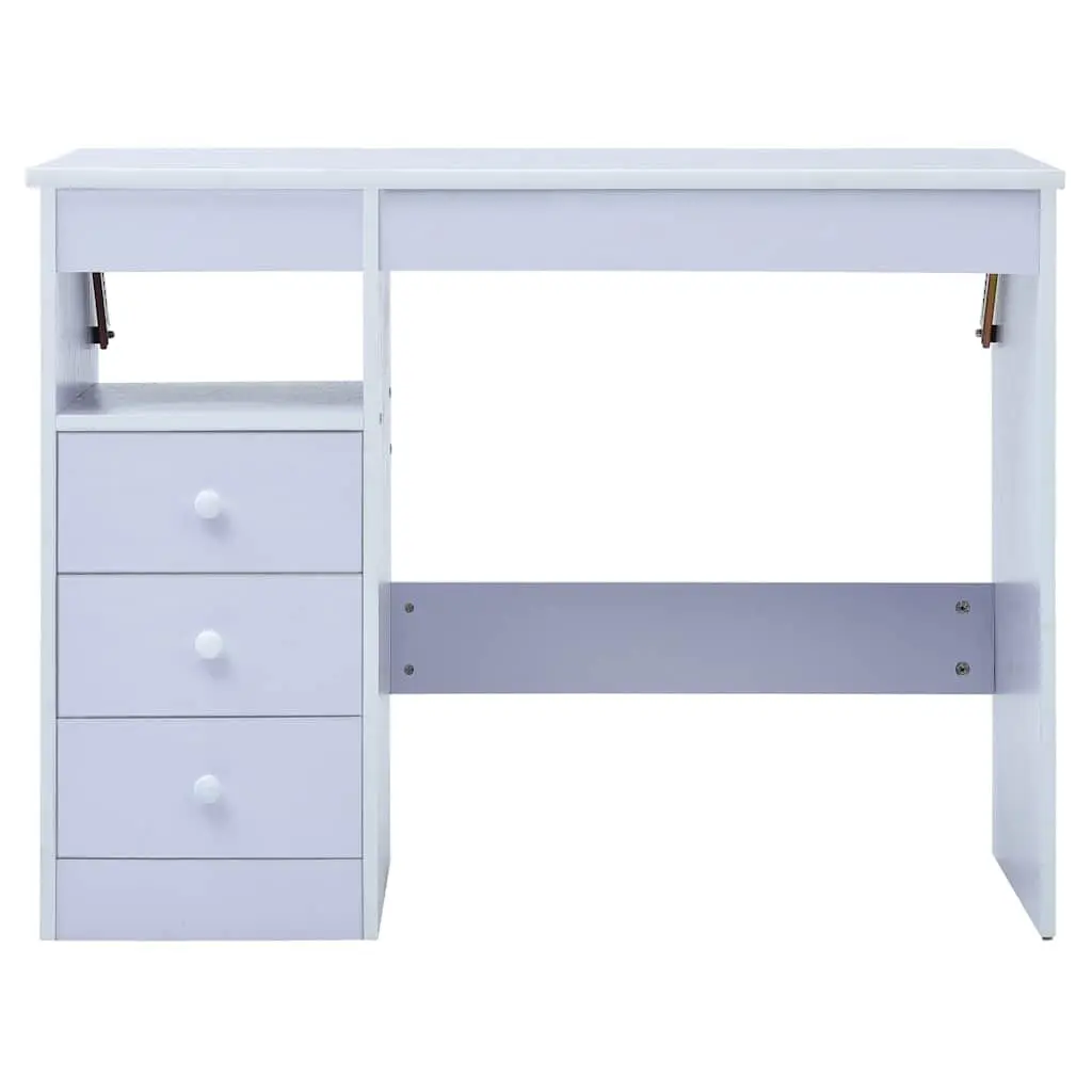 White Tiltable Children's Study Desk