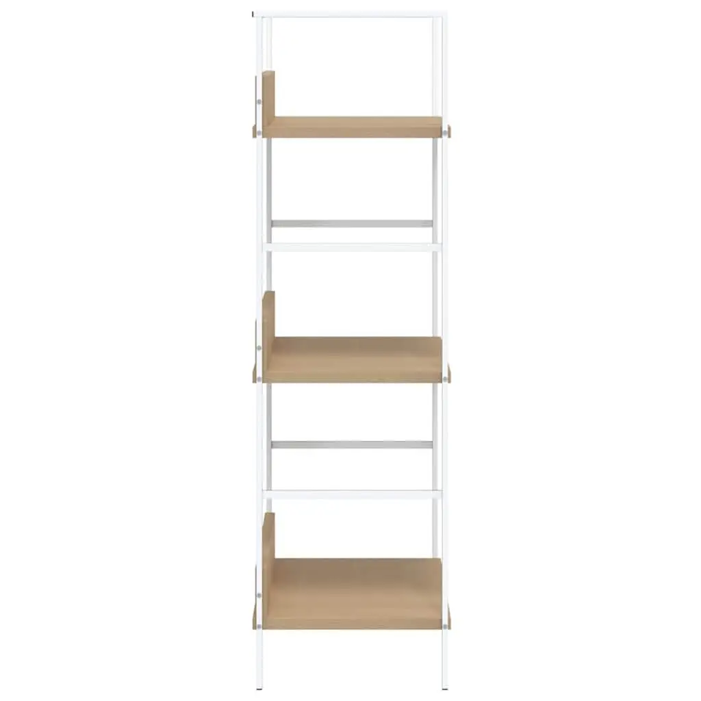 3-Layer Book Shelf Brown Engineered Wood Standing Cabinet Storage Display Rack