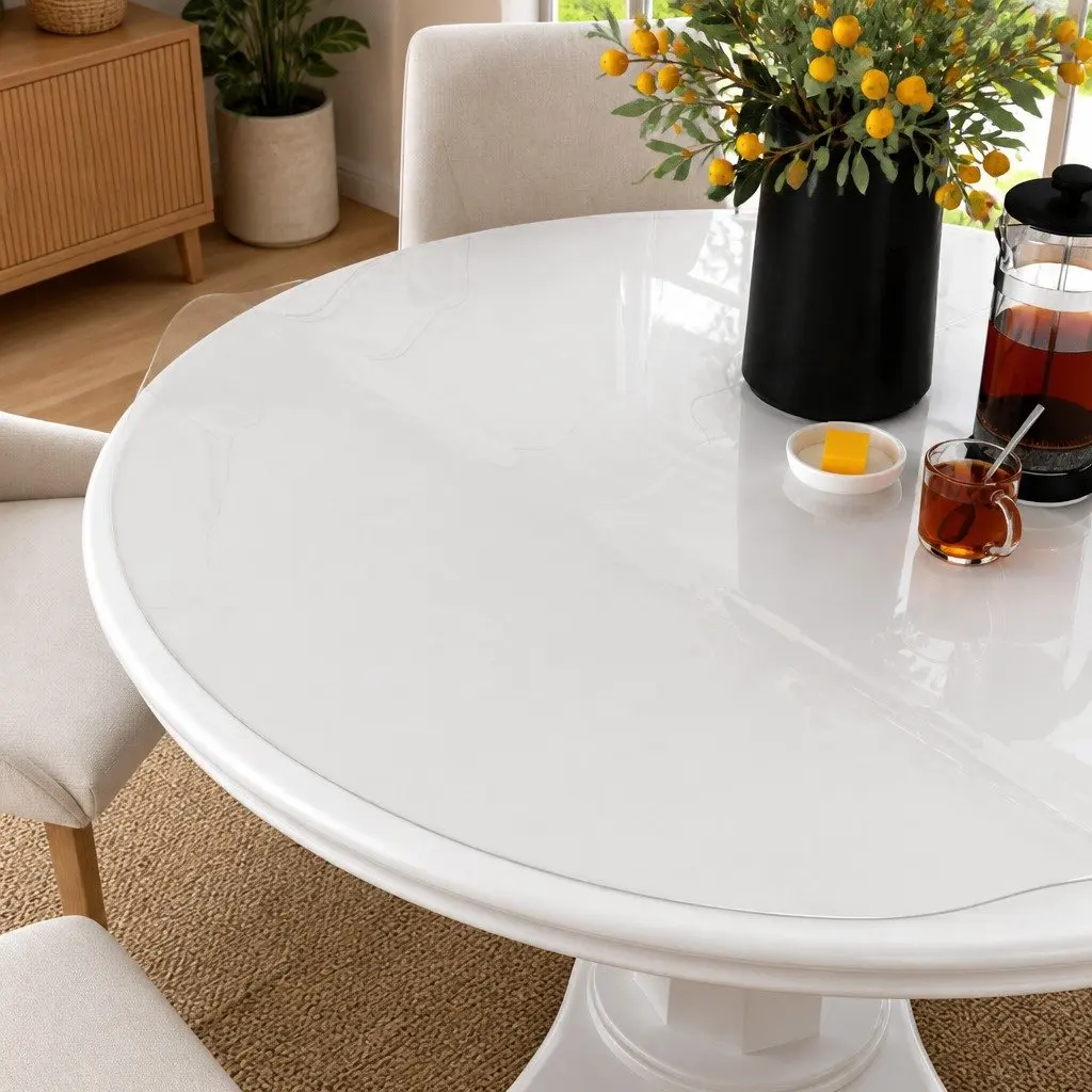 Round Transparent PVC Table Protector