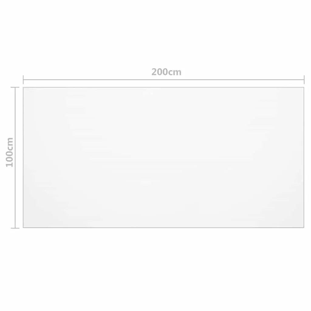 Rectangular Table Protector Film in PVC