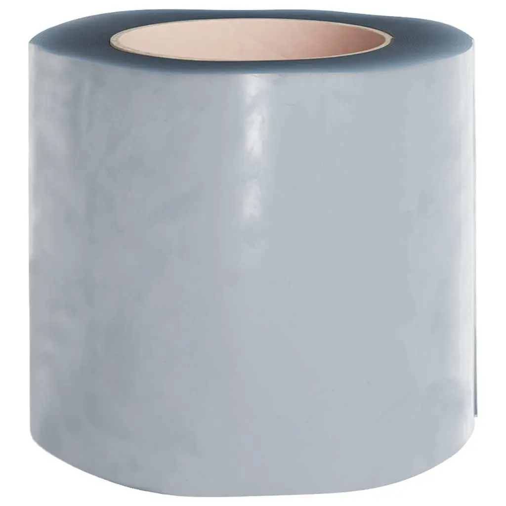 PVC Strip Curtain Roll 200mm, 25m Long, Transparent