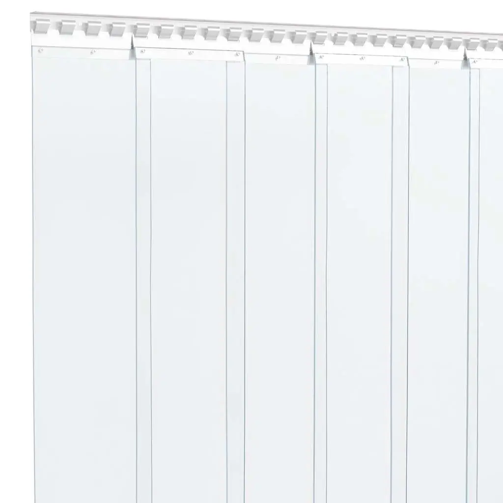 PVC Strip Curtain Roll for Warehouse Loading and Unloading 300mm Width 25m Length Transparent
