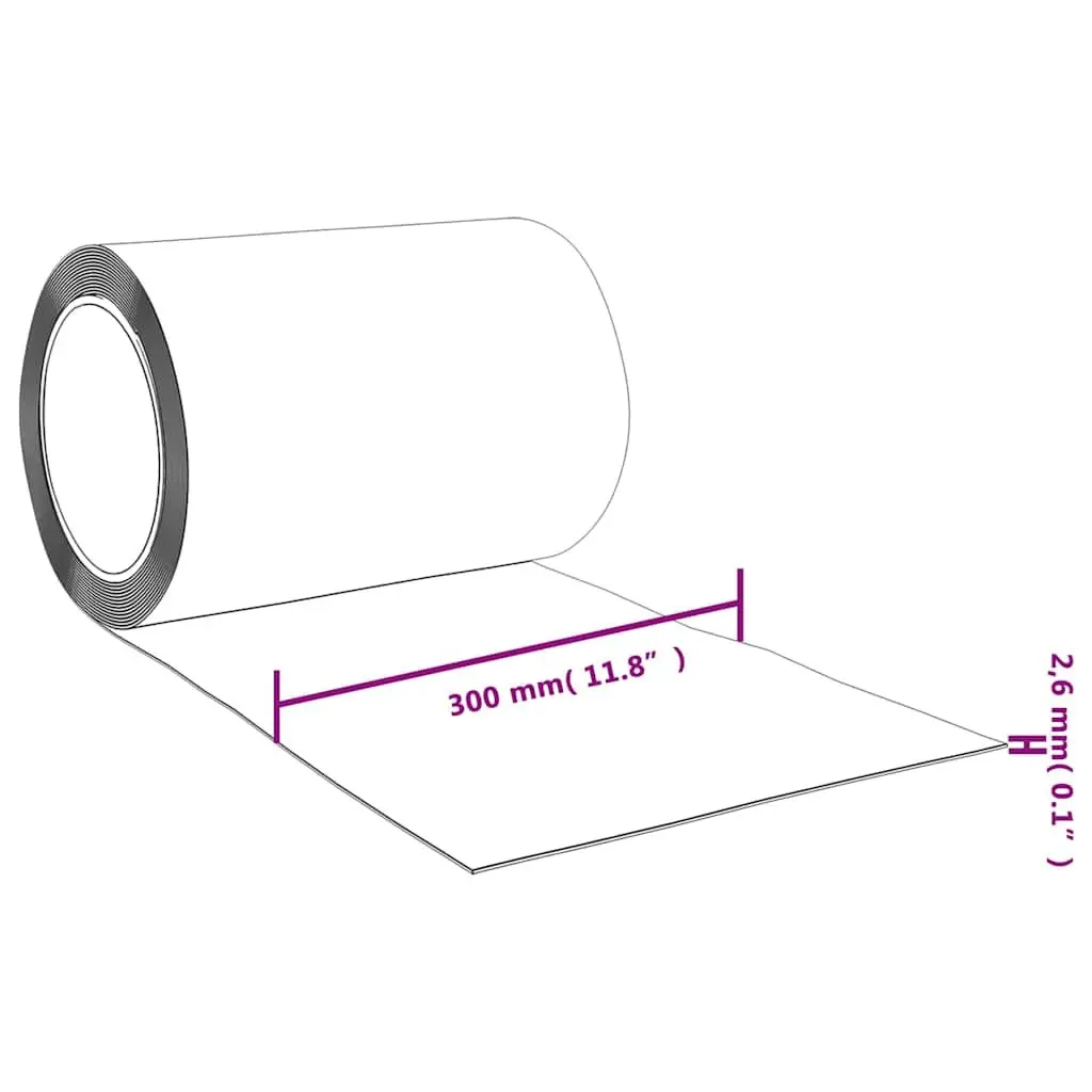 PVC Strip Curtain Roll for Warehouse Loading and Unloading 300mm Width 25m Length Transparent