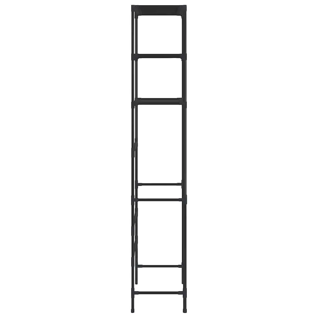 Over Toilet Storage Rack 3-Tier Bathroom Organiser Shelf Unit Black