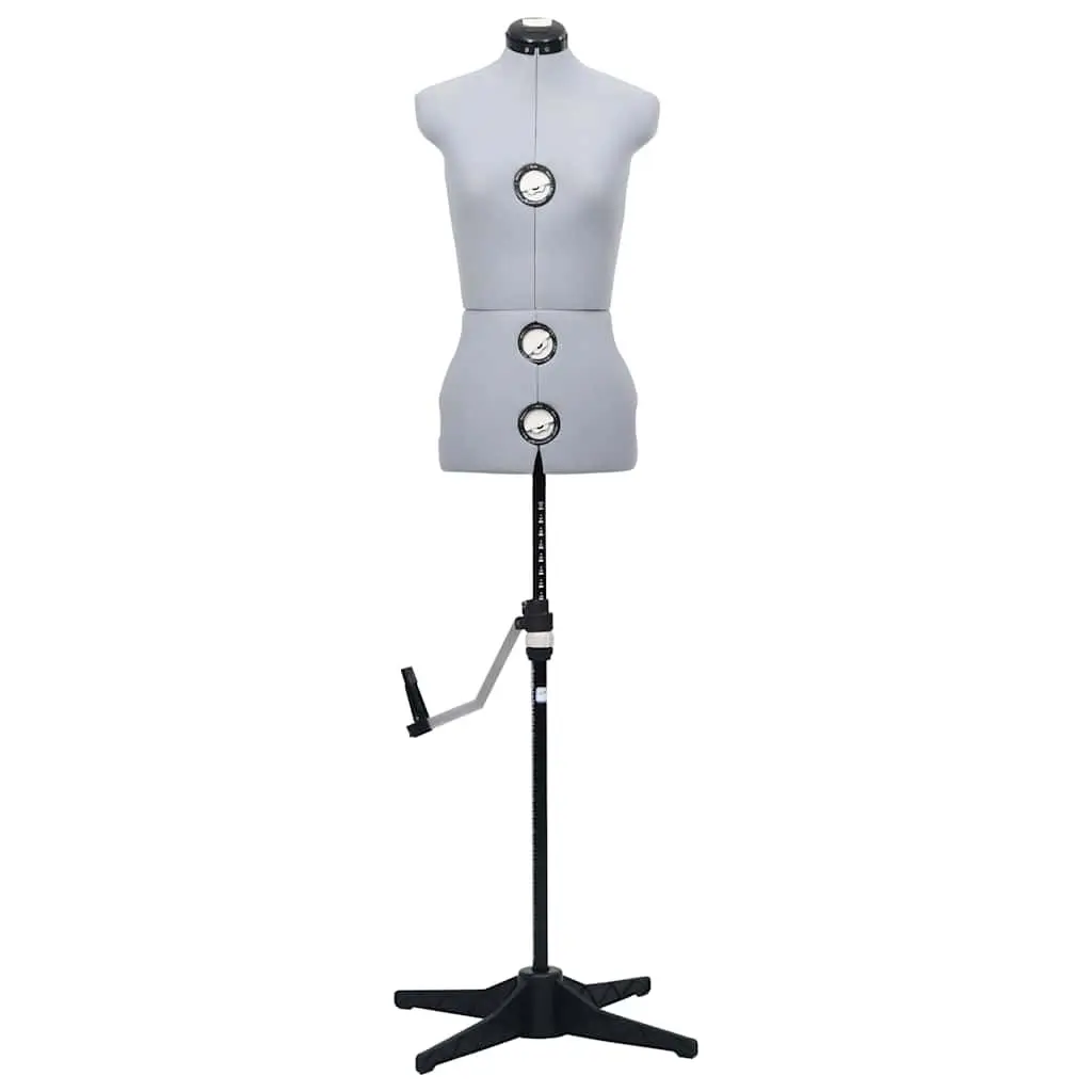 Grey Adjustable Dress Form S Size 33-40 with Height Adjustment