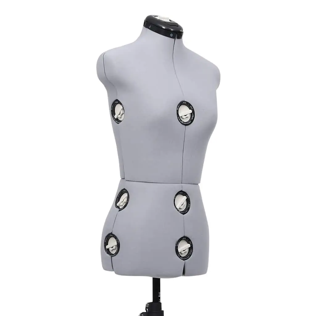 Grey Adjustable Dress Form S Size 33-40 with Height Adjustment