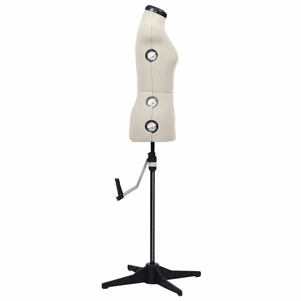 Adjustable Dress Form Mannequin for Display Cream S Size 33-40