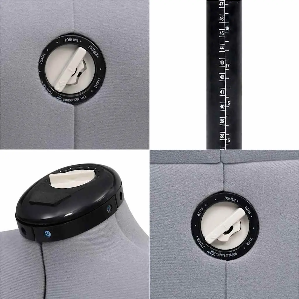 Adjustable Dress Form Female M Size 40-46 for Fashion Display Tailor