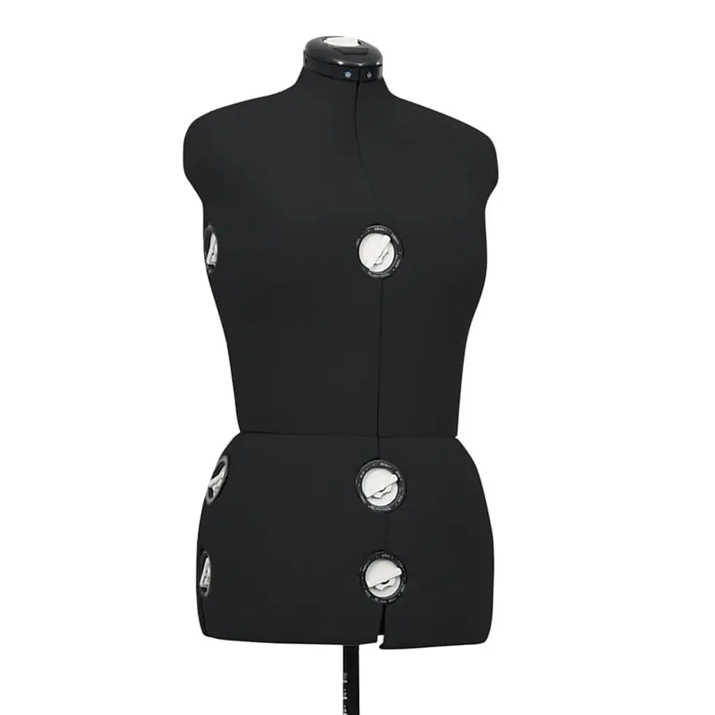 Adjustable Dress Form Female Black M Size 40-46 Mannequin Display Dummy Tailors
