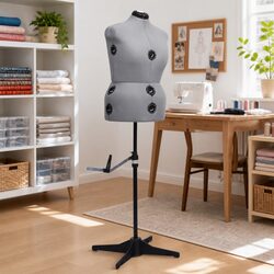 Specifications of Adjustable Grey Dress Form L Size 44-50