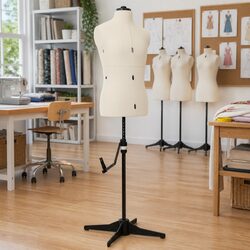 Men's Adjustable Dress Form with Customizable Measurements