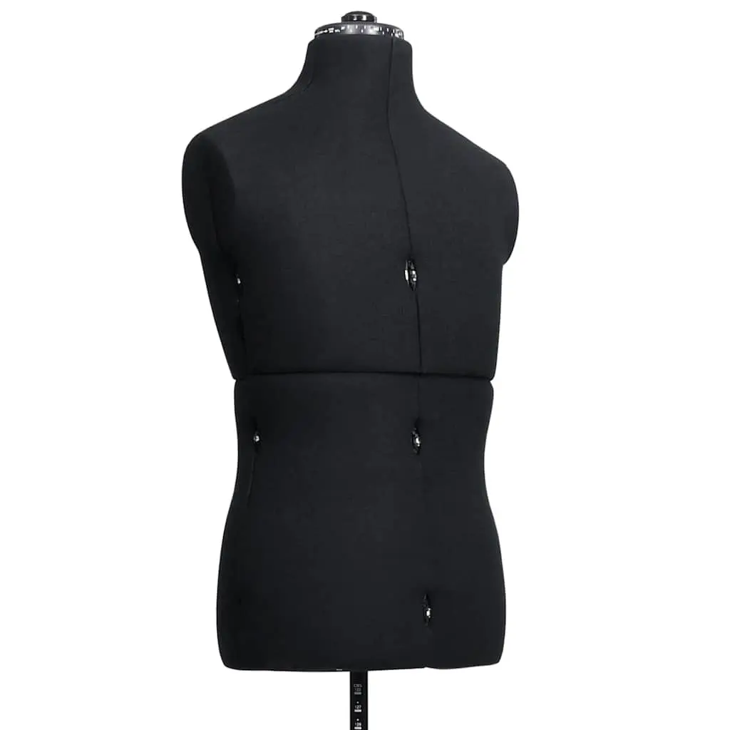 Adjustable Dress Form Mannequin for Men's Clothing Display Black 37-45 Size