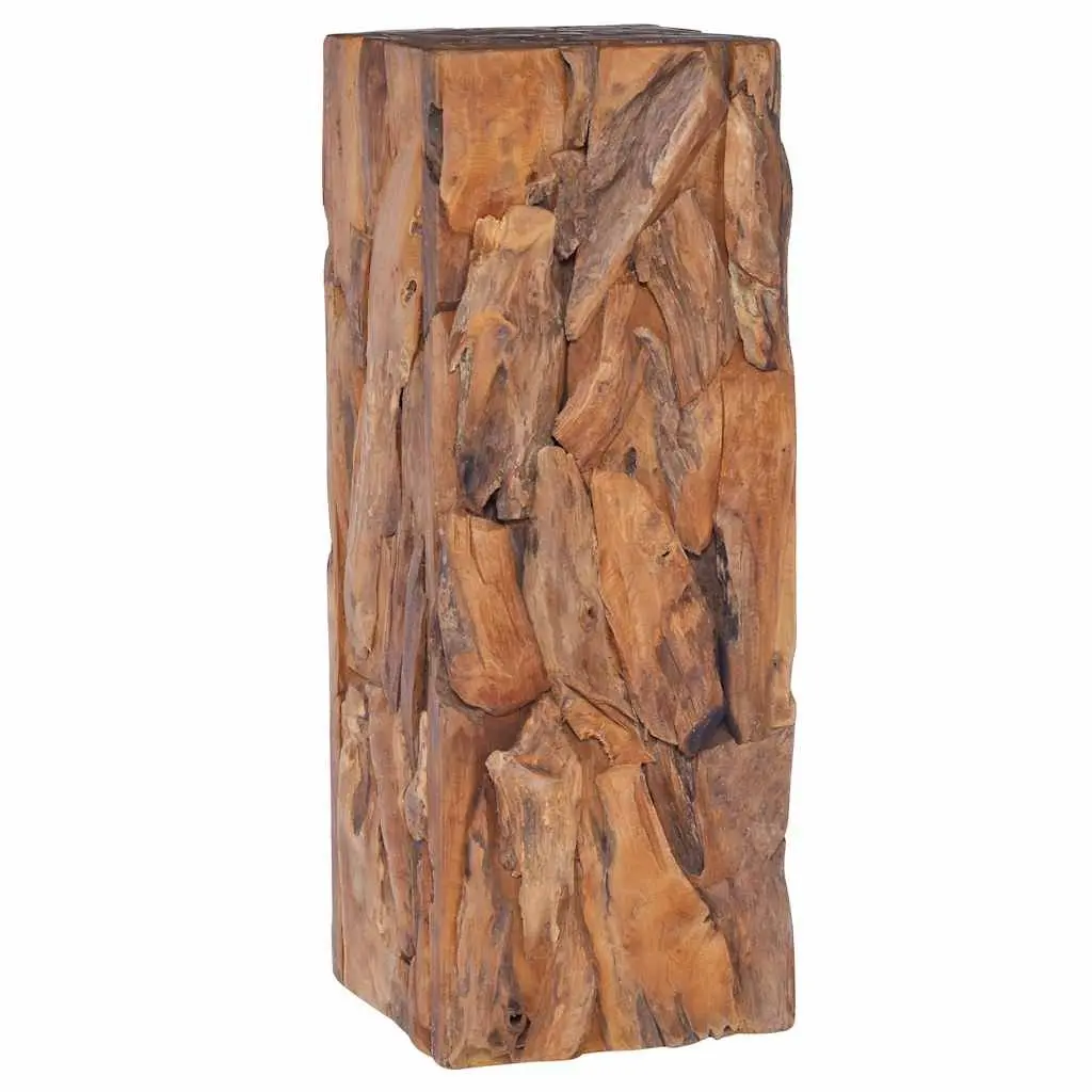 30x30x80 cm Solid Teak Wood Side Table