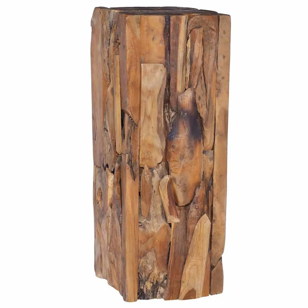 30x30x80 cm Solid Teak Wood Side Table