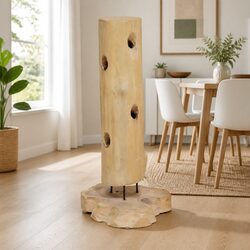 Specifications of 8 Bottle Wooden Wine Rack with Teak Finish