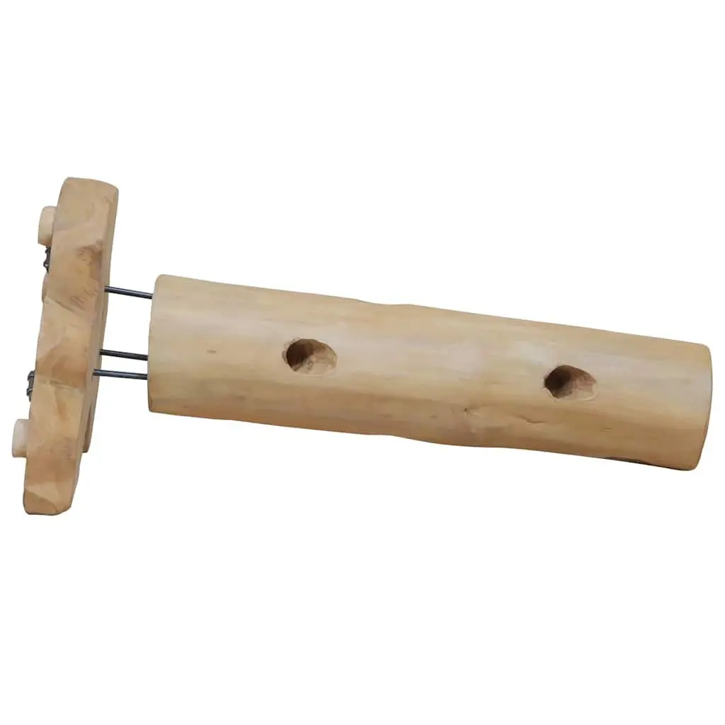Wine Rack 8 Bottle Holder Storage Wooden Vintage Style Teak for Kitchen Dining Room Living Room