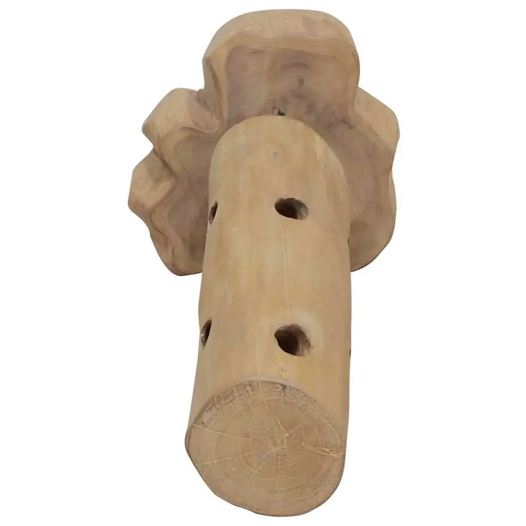Wine Rack 8 Bottle Holder Storage Wooden Vintage Style Teak for Kitchen Dining Room Living Room
