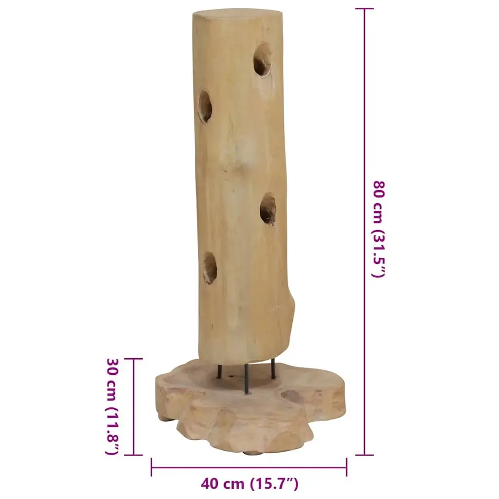 Wine Rack 8 Bottle Holder Storage Wooden Vintage Style Teak for Kitchen Dining Room Living Room