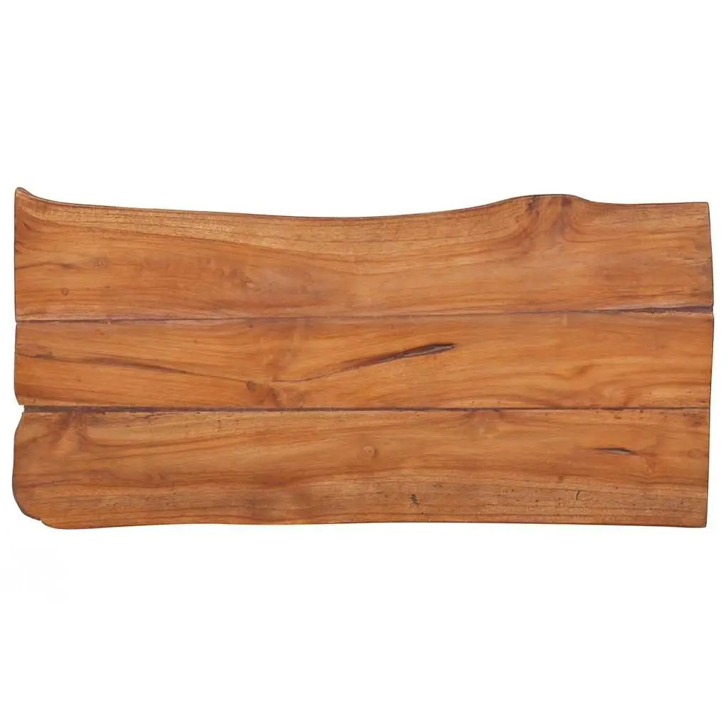 Garden Bench Indoor Outdoor 80cm Solid Teak Wood Brown