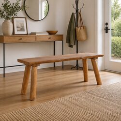 120 cm Teak Wood Garden Bench - Specifications Included