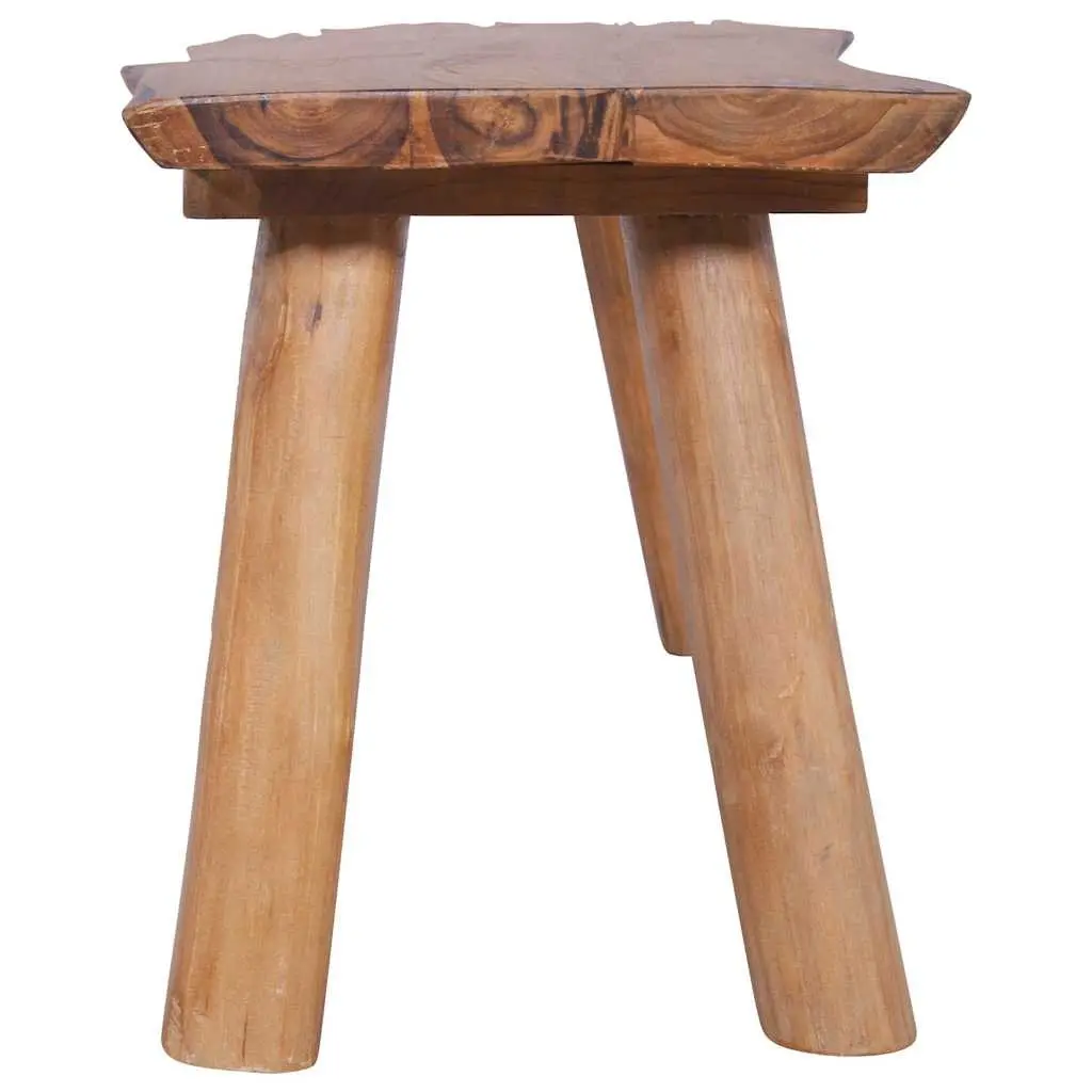 Solid Teak Wood Garden Bench Indoor Outdoor 120 cm