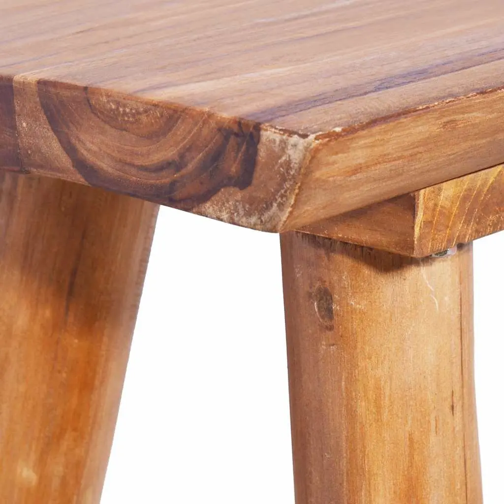 Solid Teak Wood Garden Bench Indoor Outdoor 120 cm