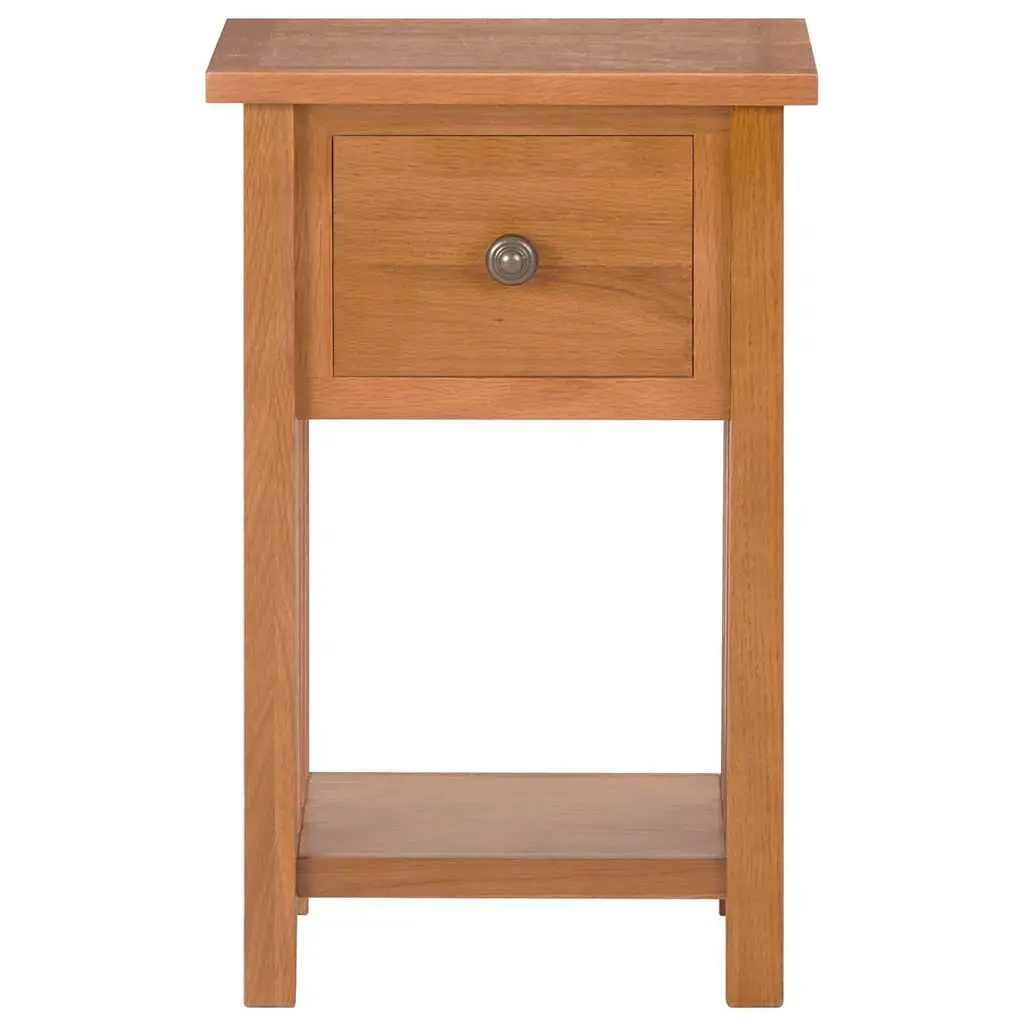 End Table with Drawer and Shelf