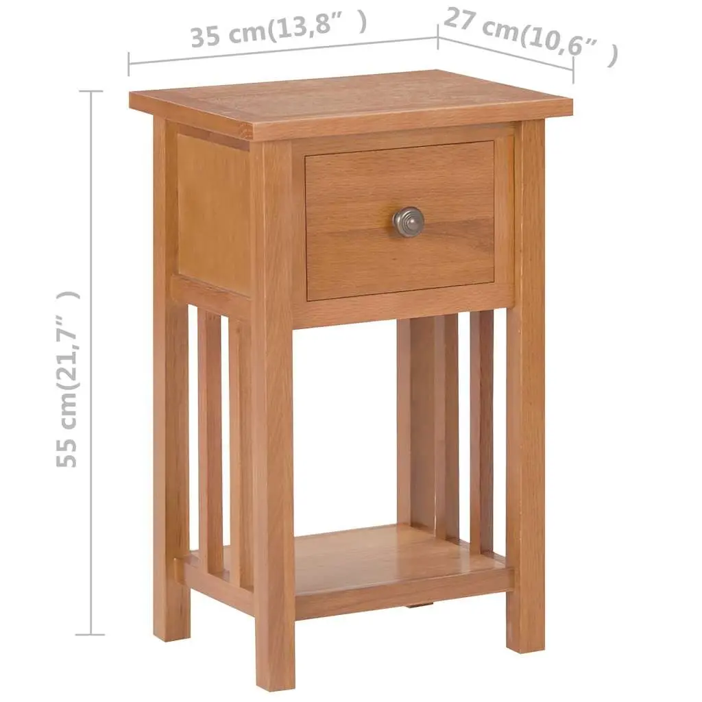 End Table with Drawer and Shelf