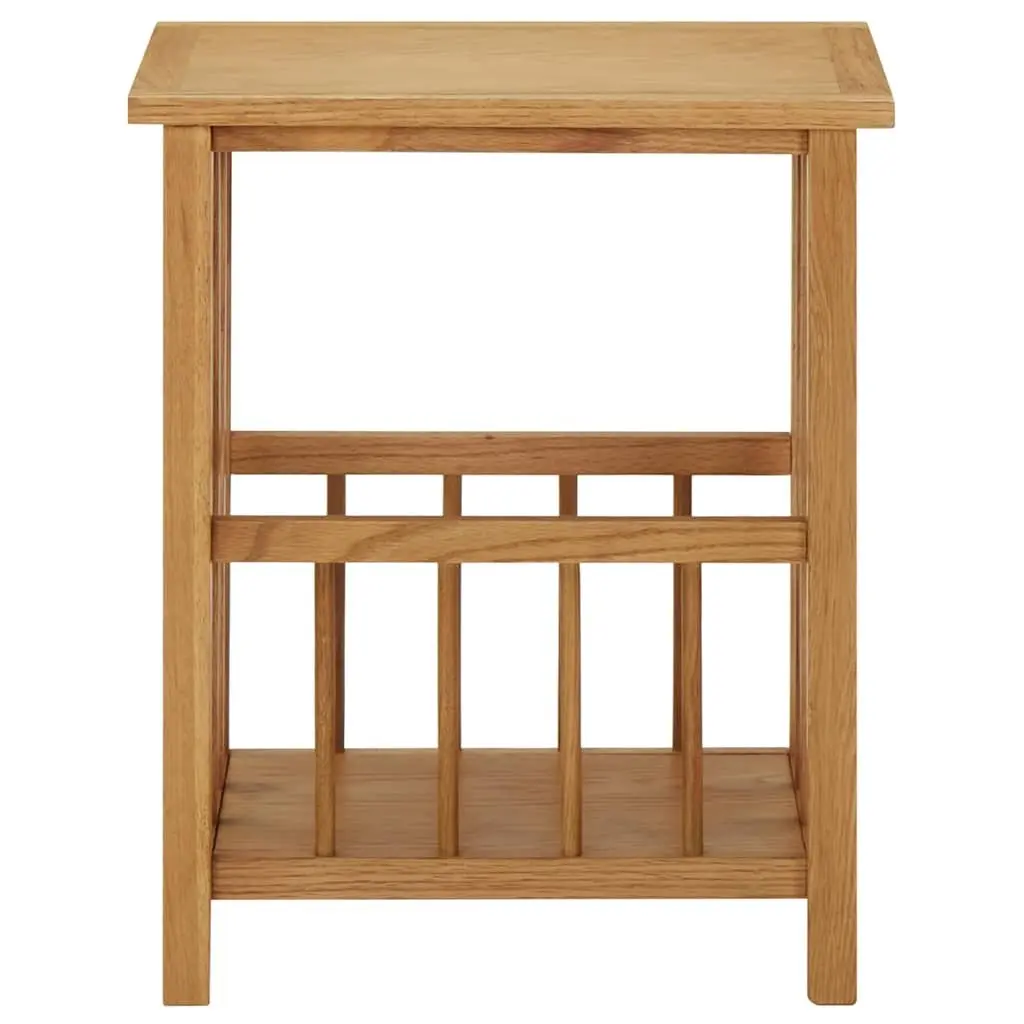 End Table with Oak Wood Construction, 45x35x55 cm