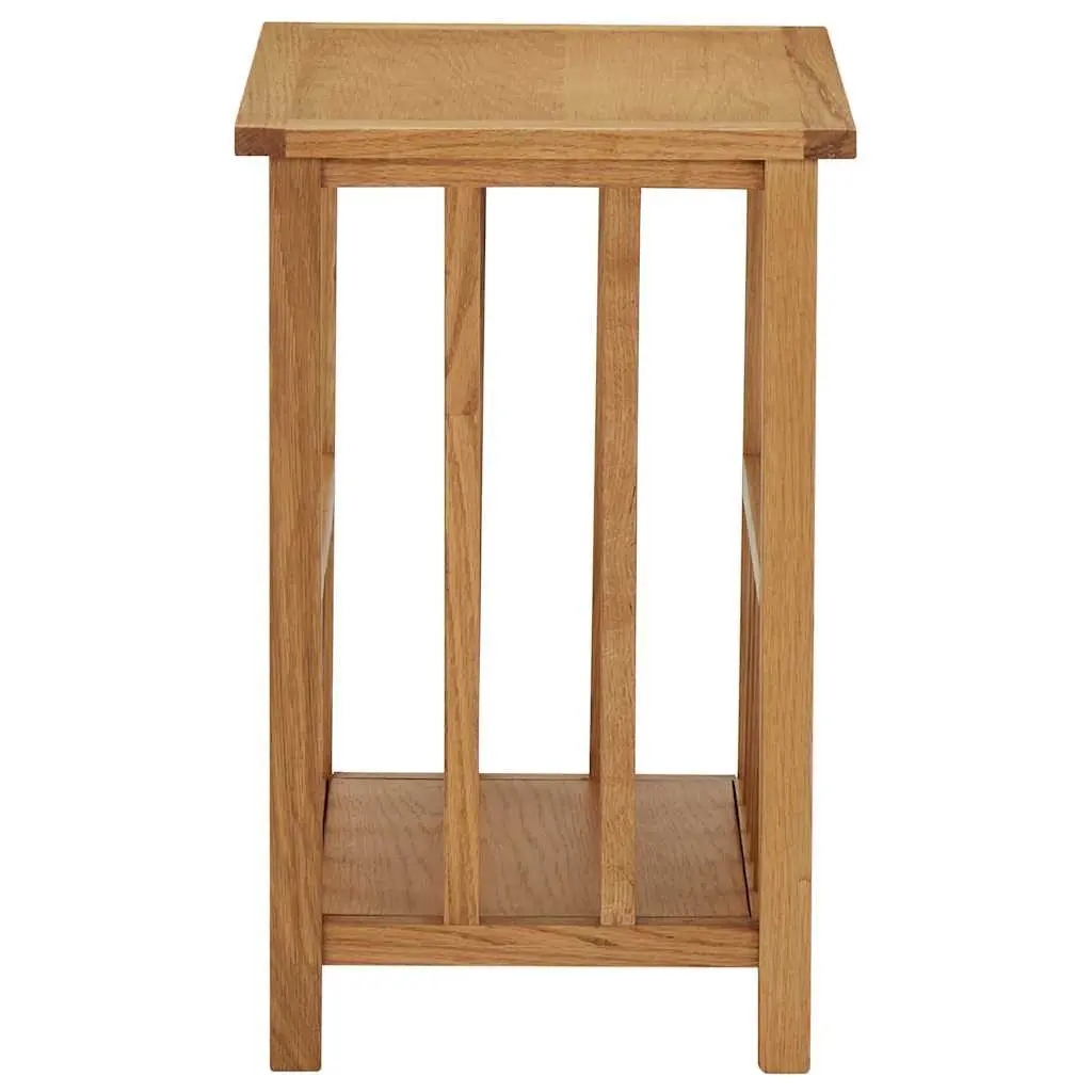 End Table with Oak Wood Construction, 45x35x55 cm