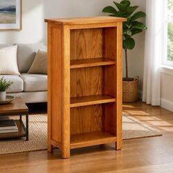 3-Shelf Brown Bookcase Dimensions 45x22.5x82 cm