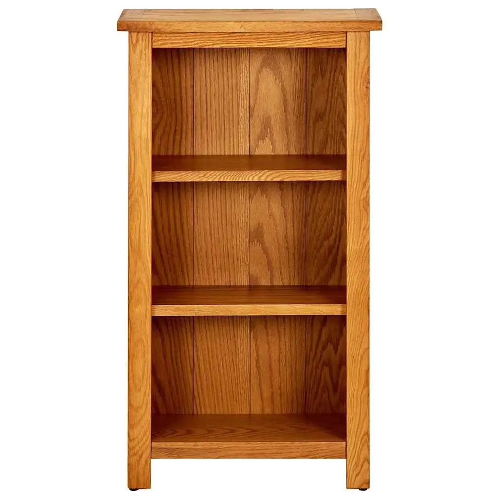 Bookcase 45x22.5x82 cm with 3 Shelves Brown Solid Wood Furniture Storage Display