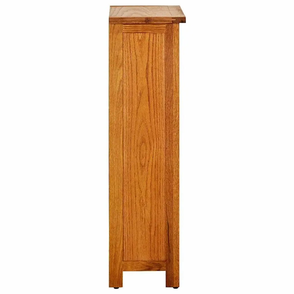 Bookcase 45x22.5x82 cm with 3 Shelves Brown Solid Wood Furniture Storage Display