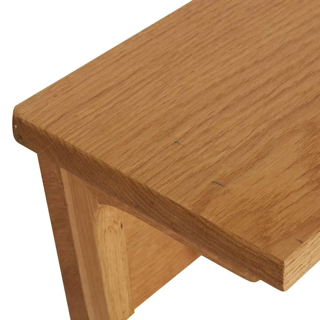 Solid Oak Coat Rack with 6 Hooks