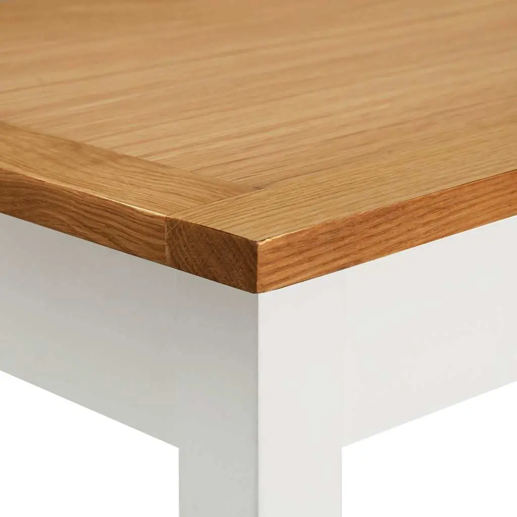 Bar Table Kitchen Dining 100x40x110cm Solid Oak Wood Brown