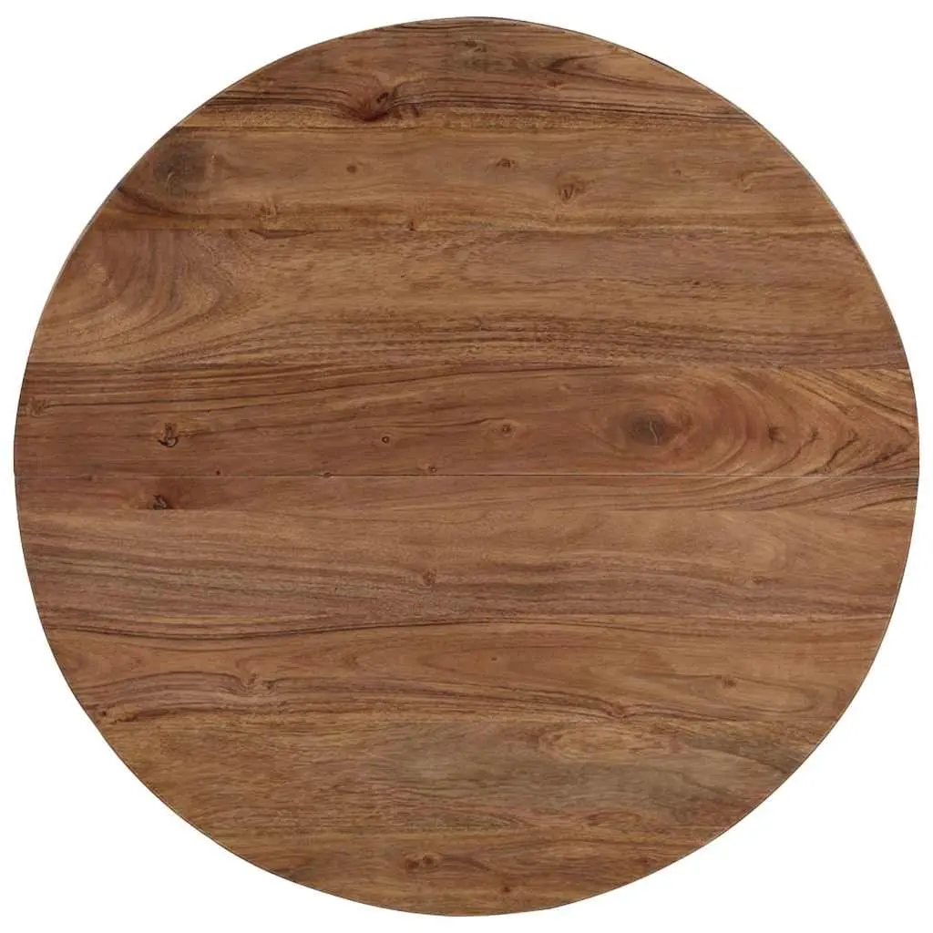 Coffee Table 65x65x32 cm Solid Acacia Wood Industrial Vintage Side End Table