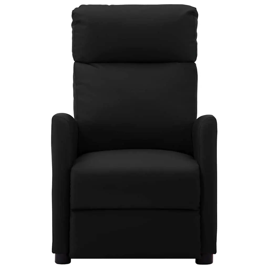 Black Faux Leather Reclining Massage Chair