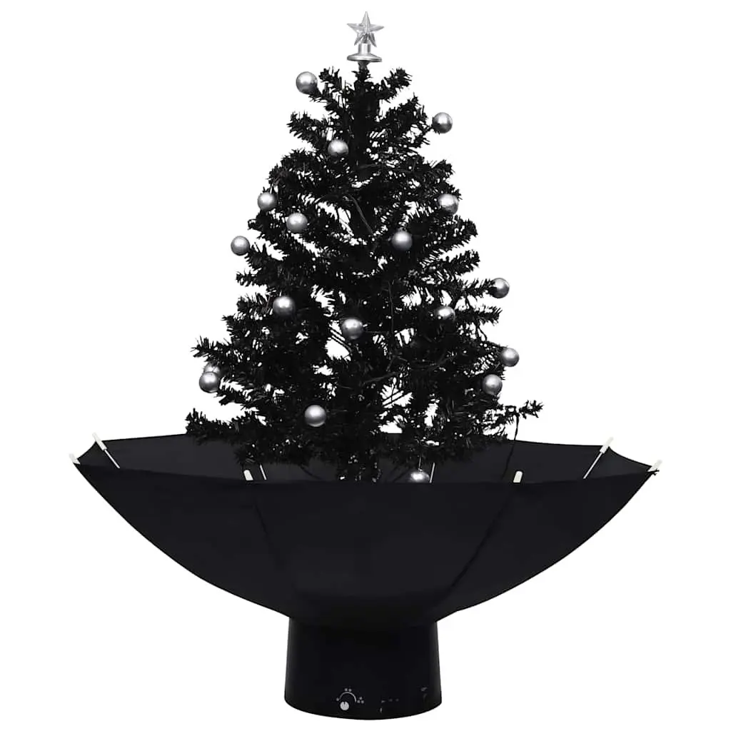 Artificial Christmas Tree 75cm for Home Decoration with Snowing Effect Integrated Lights and Ornaments