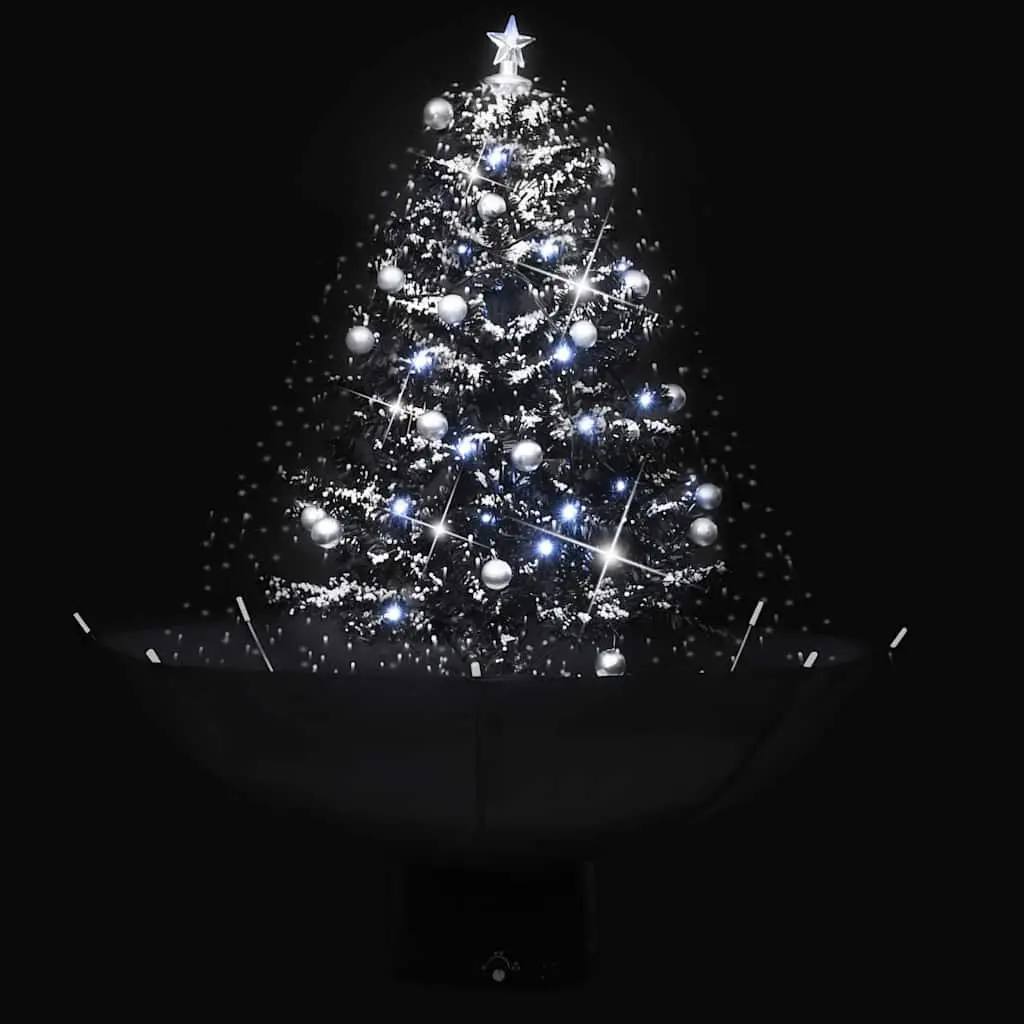 Artificial Christmas Tree 75cm for Home Decoration with Snowing Effect Integrated Lights and Ornaments