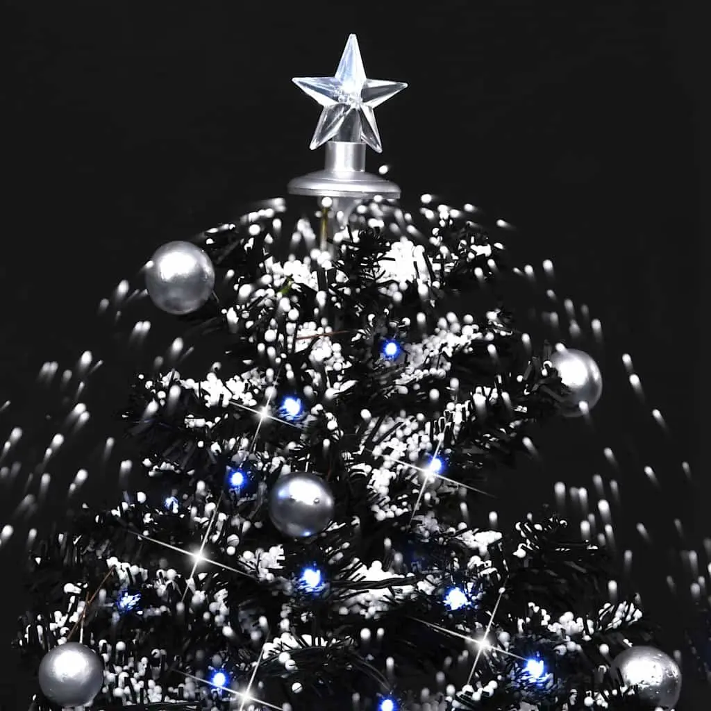 Artificial Christmas Tree 75cm for Home Decoration with Snowing Effect Integrated Lights and Ornaments