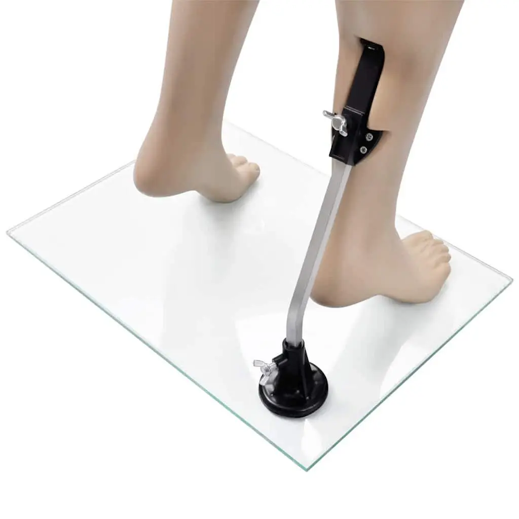 Women Full Body Mannequin Display Torso with Glass Base Stand Beige