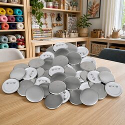 500pcs Pinback Button Parts - 25mm Specifications