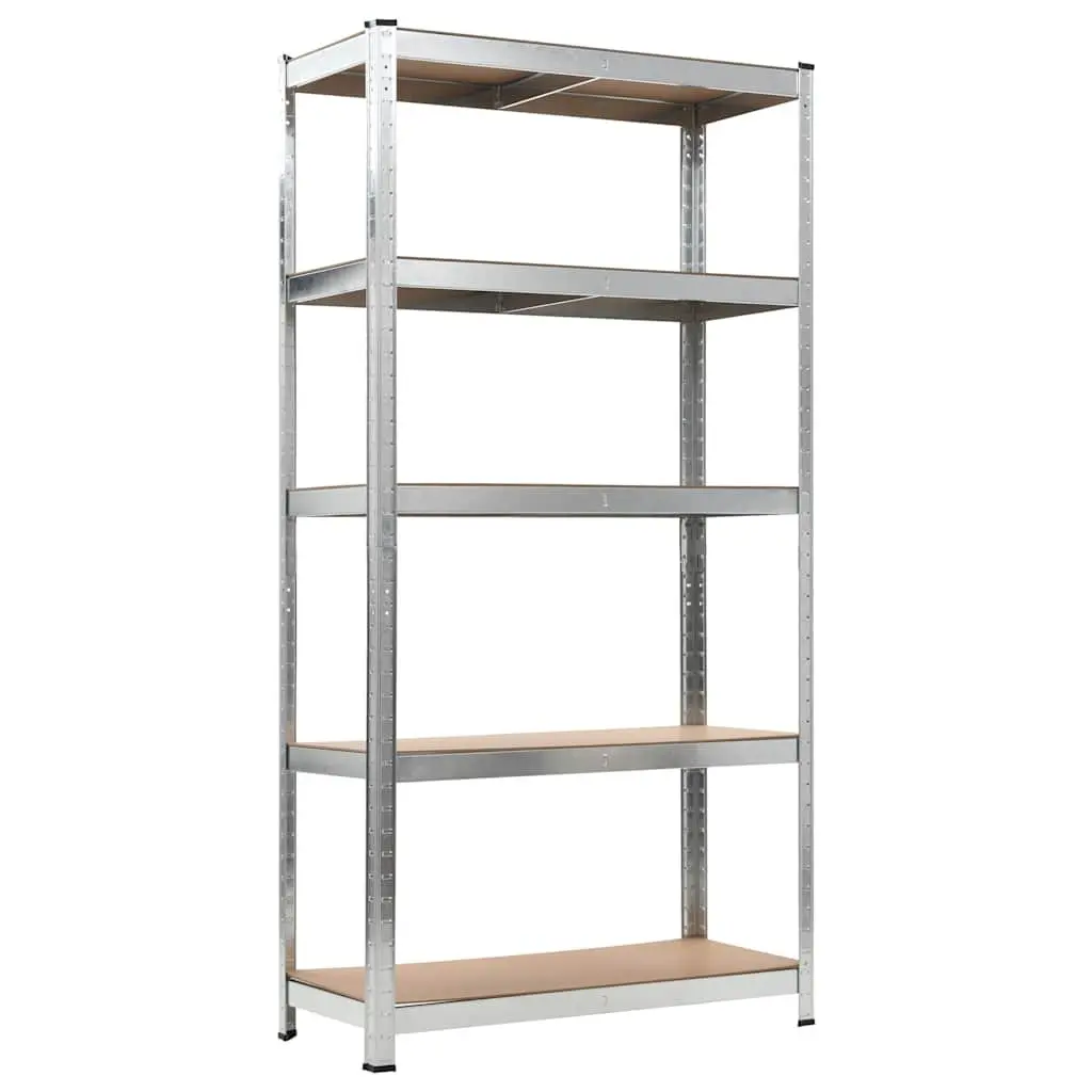 5-Layer Heavy-Duty Steel Frame Storage Shelf