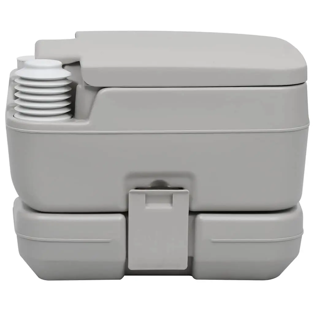 Portable Camping Toilet Grey Outdoor Caravan RV 10L Waste Water Tank Flush