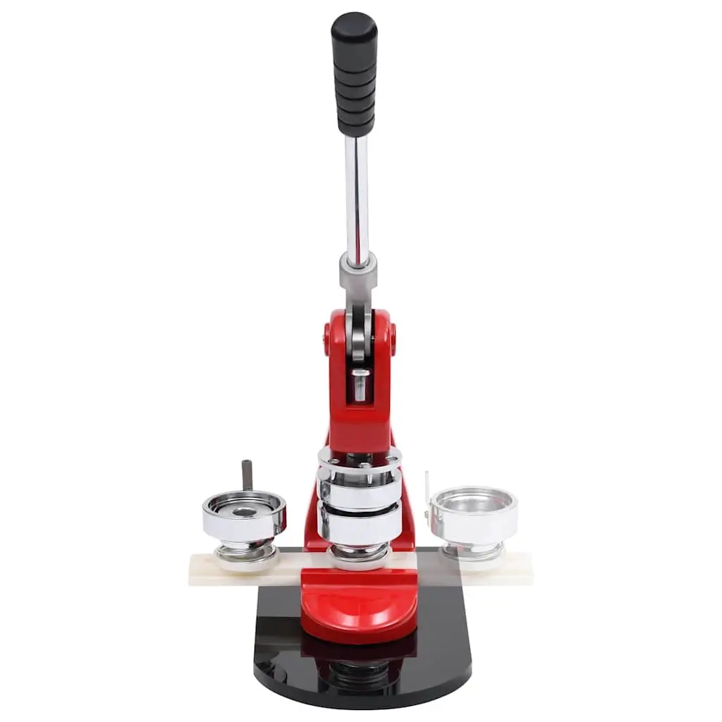 37mm Circle Cutter Button Maker Machine in Red