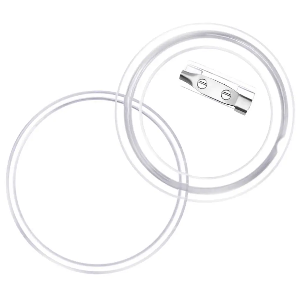 DIY Button Badge Kit for Crafting 58mm Transparent Acrylic