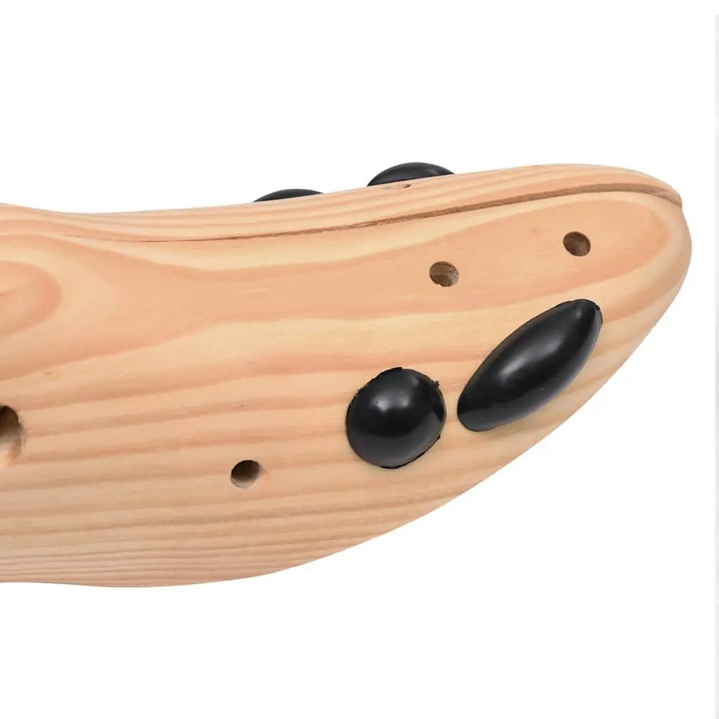 Wooden Shoe Trees for Size 41-46 Adjustable Stretchers for Moisture Absorbing and Shoe Shaping